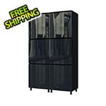 Contur Cabinet 5' Premium Karbon Black Garage Cabinet System