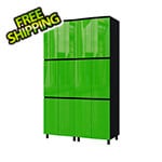 Contur Cabinet 5' Premium Lime Green Garage Cabinet System