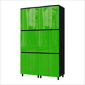 5' Premium Lime Green Garage Cabinet System