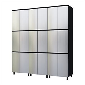 7.5' Premium Stainless Steel Garage Cabinet System