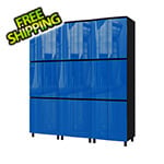 Contur Cabinet 7.5' Premium Santorini Blue Garage Cabinet System