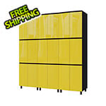 Contur Cabinet 7.5' Premium Vespa Yellow Garage Cabinet System