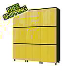 Contur Cabinet 7.5' Premium Vespa Yellow Garage Cabinet System