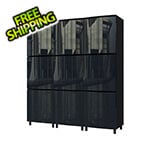 Contur Cabinet 7.5' Premium Karbon Black Garage Cabinet System