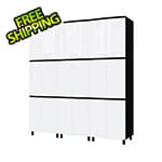 Contur Cabinet 7.5' Premium Alpine White Garage Cabinet System