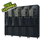 Contur Cabinet 10' Premium Karbon Black Garage Cabinet System