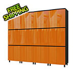 Contur Cabinet 10' Premium Traffic Orange Garage Cabinet System