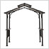 5 x 8 Grill Pavilion Gazebo with Ceiling Hook and Bar Shelves