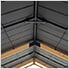 AutoCove 11 x 13 Gable Roof Wood Carport / Gazebo with Ceiling Hook