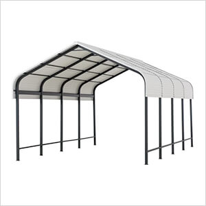 12 x 20 Heavy Duty Metal Carport with Ceiling Hook