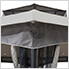 15 x 15 Steel Hexagon 2-Tier Soft Top Gazebo with Ceiling Hook and Netting