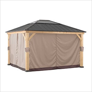 Replacement Curtains for 13 x 15 Wood-Framed Gazebos