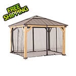 Sunjoy Group Replacement Mosquito Netting for 11 x 11 Wood-Framed Gazebos