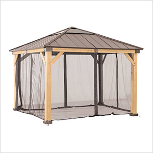 Replacement Mosquito Netting for 11 x 11 Wood-Framed Gazebos