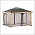 Replacement Mosquito Netting for 11 x 13 Wood-Framed Gazebos