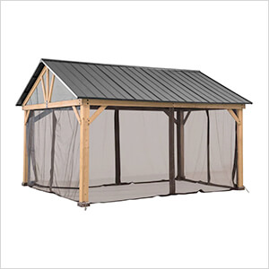 Replacement Mosquito Netting for 13 x 15 Wood-Framed Gazebos with Netting Tube