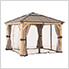 Replacement Curtains and Mosquito Netting for 11 x 11 Wood-Framed Gazebos