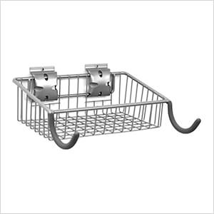 Shallow Basket with Bike Hook