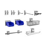 NewAge Garage Cabinets PVC Slatwall 12-Piece Accessory Kit