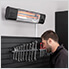 1500W Infrared Heater with Slatwall Bracket