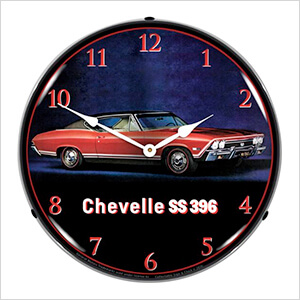 1968 Chevelle SS 396 Backlit Wall Clock