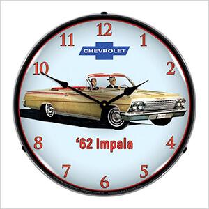 1962 Impala Convertible Backlit Wall Clock