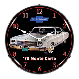 1970 Monte Carlo Backlit Wall Clock