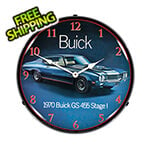 Collectable Sign and Clock 1970 Buick GS 455 Backlit Wall Clock