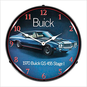 1970 Buick GS 455 Backlit Wall Clock