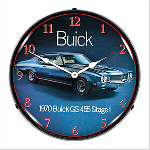 1970 Buick GS 455 Backlit Wall Clock