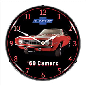 1969 Camaro Backlit Wall Clock