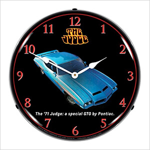 1971 GTO The Judge Backlit Wall Clock