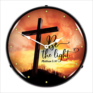 Be The Light Backlit Wall Clock