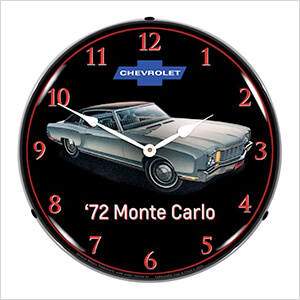 1972 Monte Carlo Backlit Wall Clock