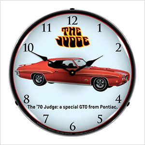 1970 GTO Judge Backlit Wall Clock