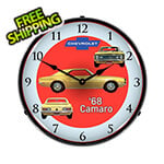 Collectable Sign and Clock 1968 SS Camaro Wall Clock