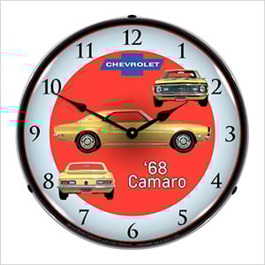 1968 SS Camaro Wall Clock