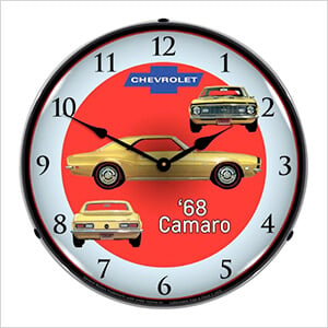 1968 SS Camaro Wall Clock