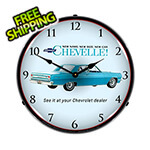 Collectable Sign and Clock 1964 Chevelle Backlit Wall Clock