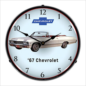 1967 Impala Convertible Backlit Wall Clock