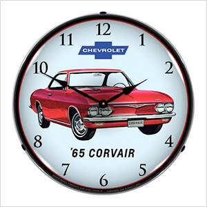 1965 Corvair Backlit Wall Clock