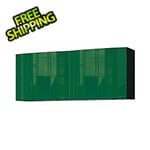 Contur Cabinet 5' Premium Racing Green Garage Wall Cabinet System