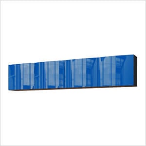 10' Premium Santorini Blue Garage Wall Cabinet System