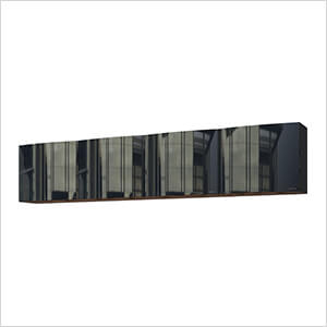 10' Premium Karbon Black Garage Wall Cabinet System