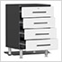 4-Piece 4-Drawer Base Cabinet Kit in Starfire White Metallic