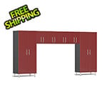 Ulti-MATE Garage Cabinets 6-Piece Garage Cabinet Kit in Ruby Red Metallic