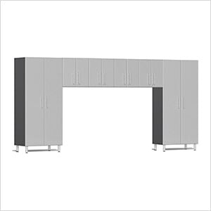 6-Piece Garage Cabinet Kit in Stardust Silver Metallic