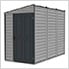 Sidemate 4' x 8' Vinyl Shed with Foundation