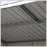 8' x 6' Pent Roof Metal Shed Kit with Skylights