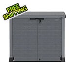 DuraMax Storeaway 1200L Resin Horizontal Storage Shed - Grey
